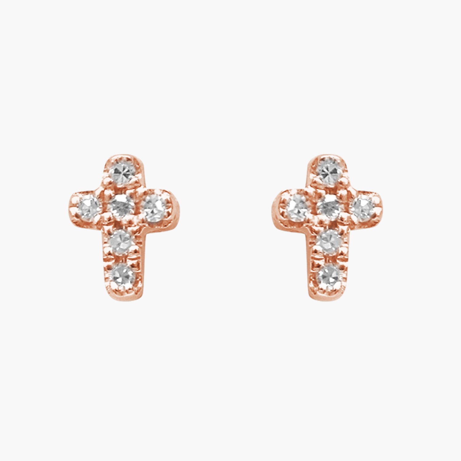 Buy LAVLA Silver/Gold Cross Hoop Earrings - 14K Gold Plated Cubic Zirconia  Pave Small Hoop Earrings With Dangle Cross for Women Men (Gold/Clear Cz) at  Amazon.in